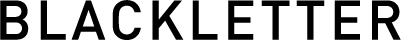 Blackletter logo